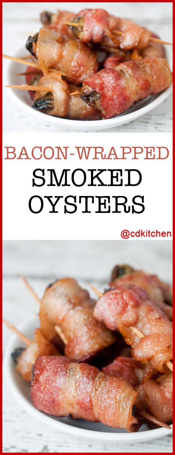 Bacon Wrapped Smoked Oysters Recipe | CDKitchen.com
