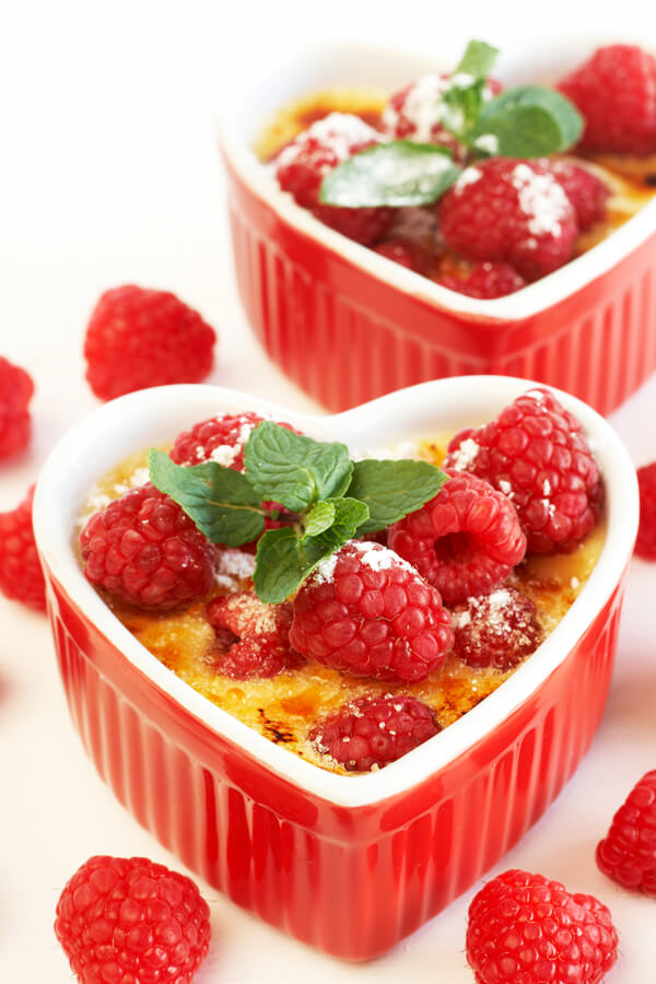 Lowfat Raspberry Creme Brulee Recipe