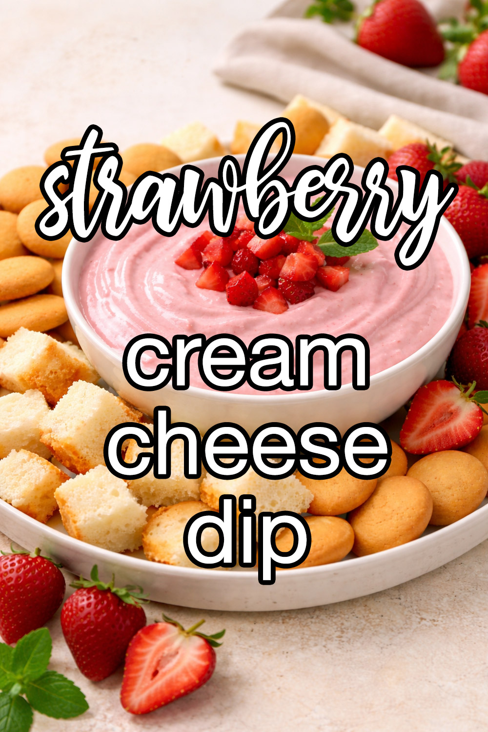 Strawberry Supreme Cream Cheese Dip Recipe