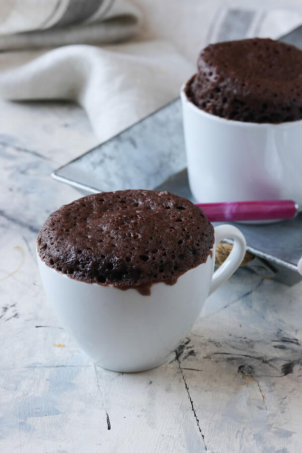 1 Minute Microwave Mug Cakes