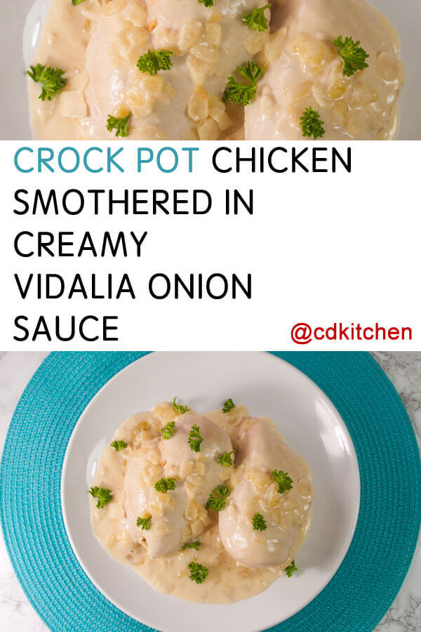 Chicken Smothered In Creamy Vidalia Onion Sauce Recipe