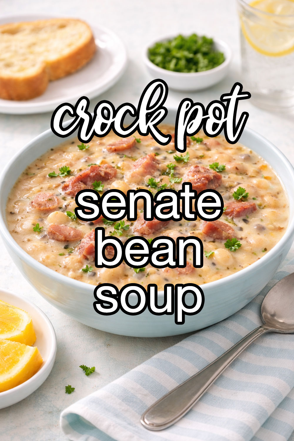Senate Bean Soup With Instant Potato Flakes Recipe
