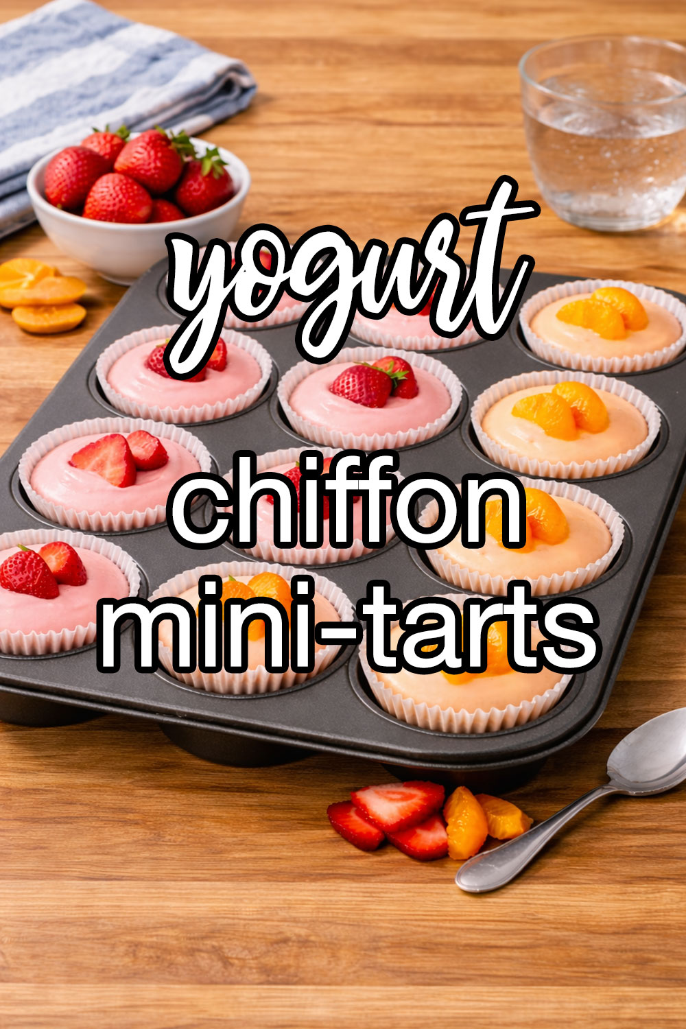 Yogurt Chiffon Mini-Tarts Recipe