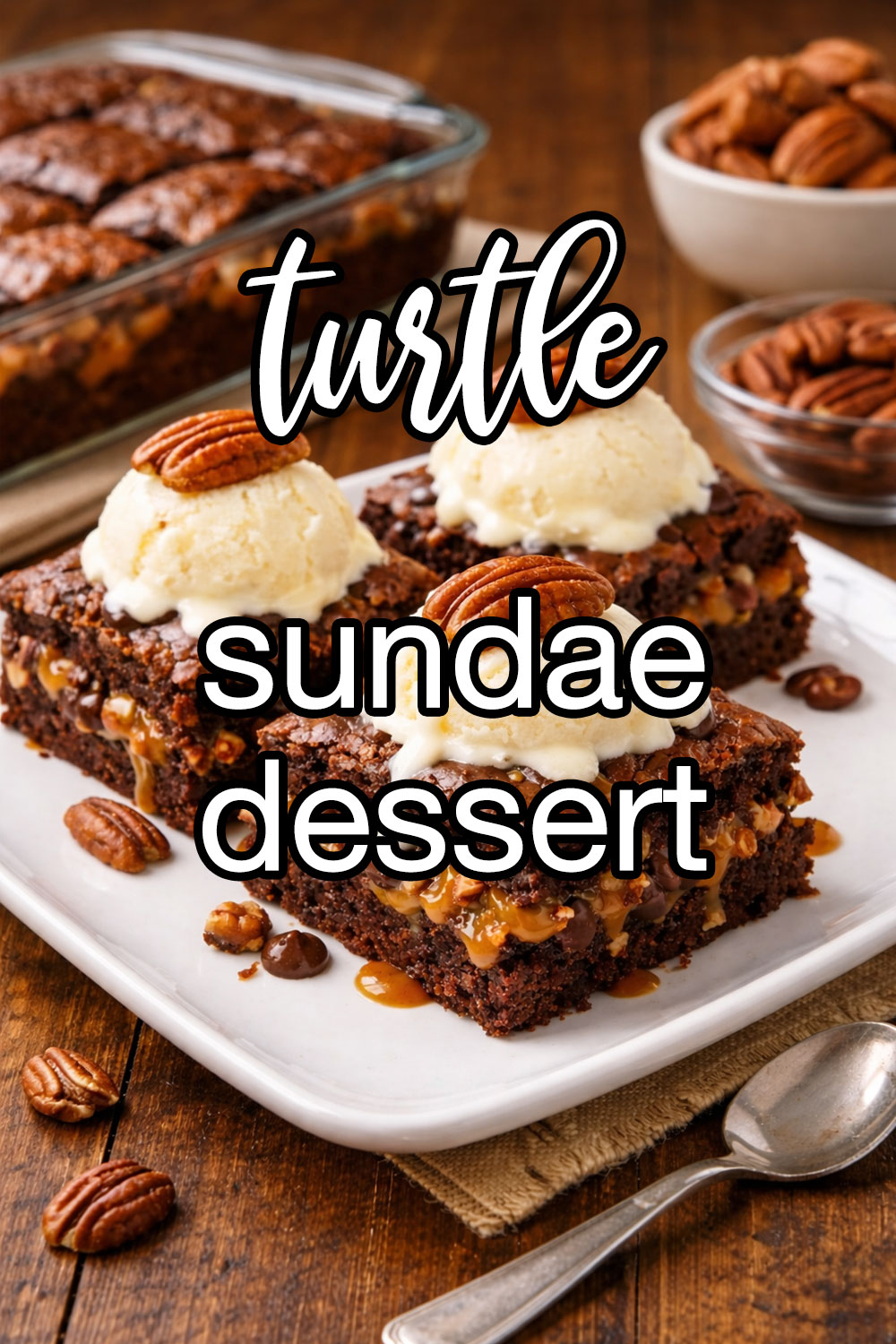 Turtle Sundae Dessert Recipe