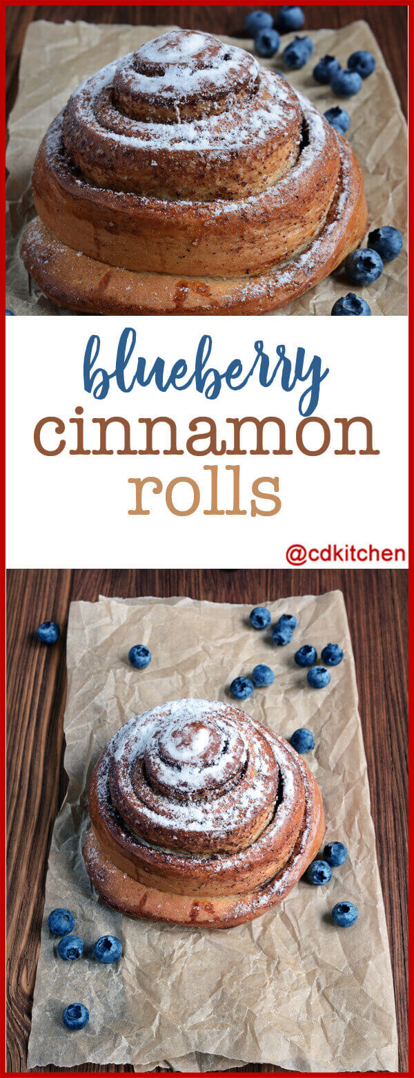 Blueberry Cinnamon Rolls Recipe
