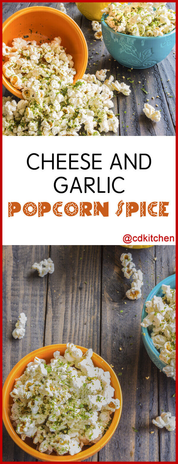 Cheese And Garlic Popcorn Spice Recipe