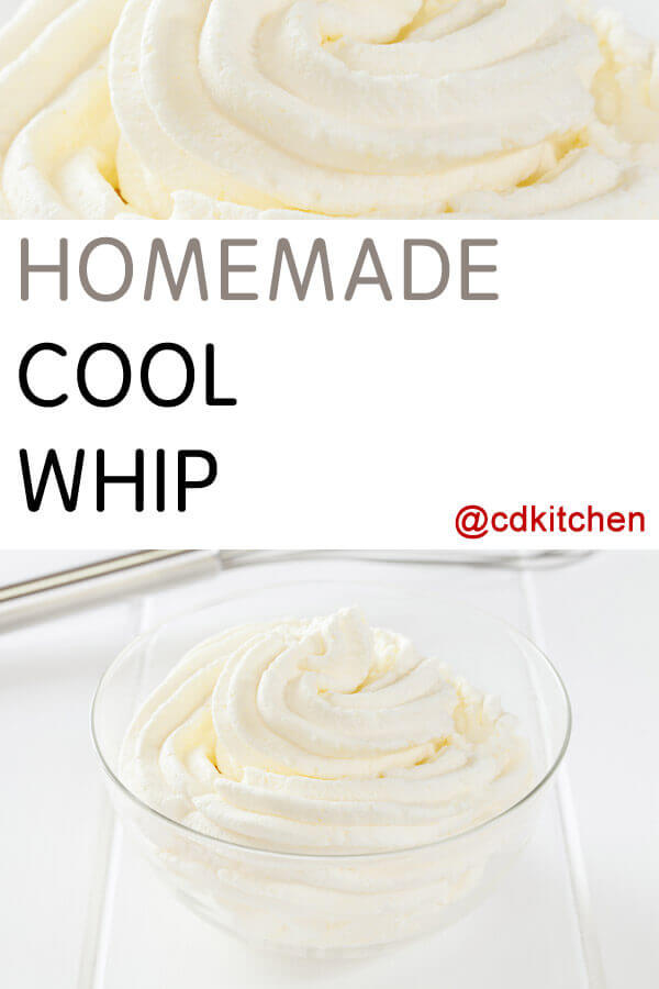 Homemade Cool Whip Recipe