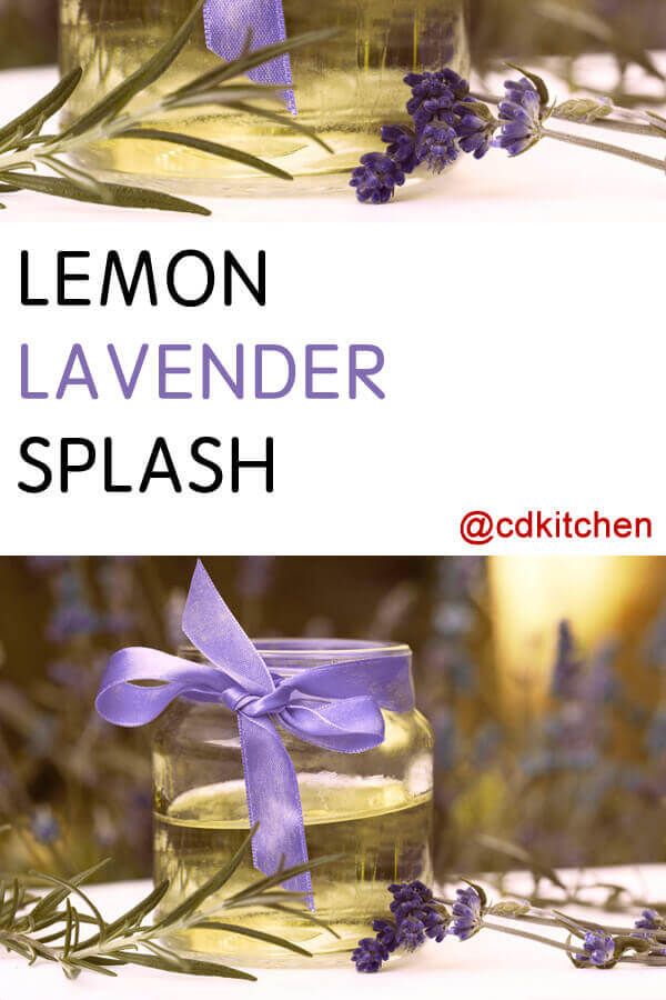 Lemon Lavender Splash Recipe