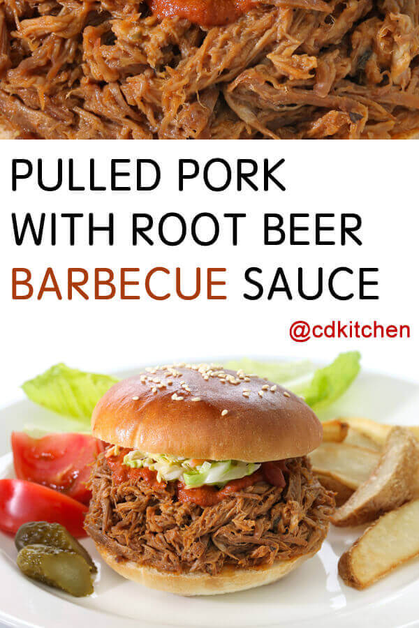 Crock Pot Pulled Pork With Root Beer Barbecue Sauce Recipe from CDKitchen