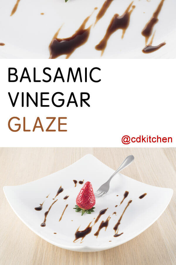 Balsamic Vinegar Glaze Recipe
