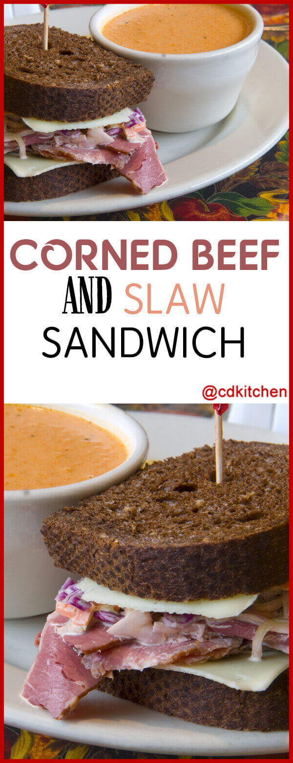 Corned Beef and Slaw Sandwich Recipe