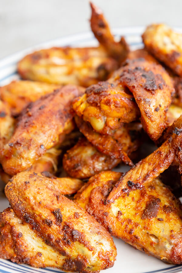 Dry Garlic Chicken Wings Recipe