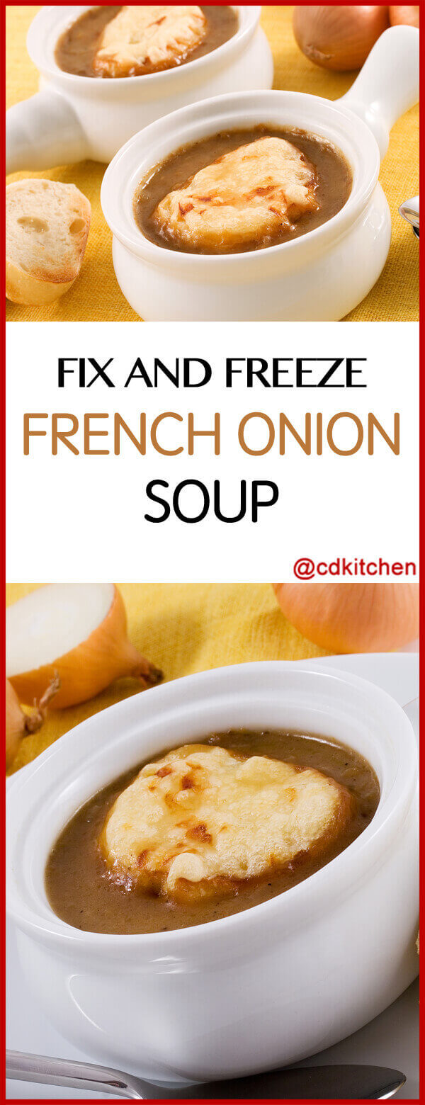 Fix And Freeze French Onion Soup Recipe | CDKitchen.com