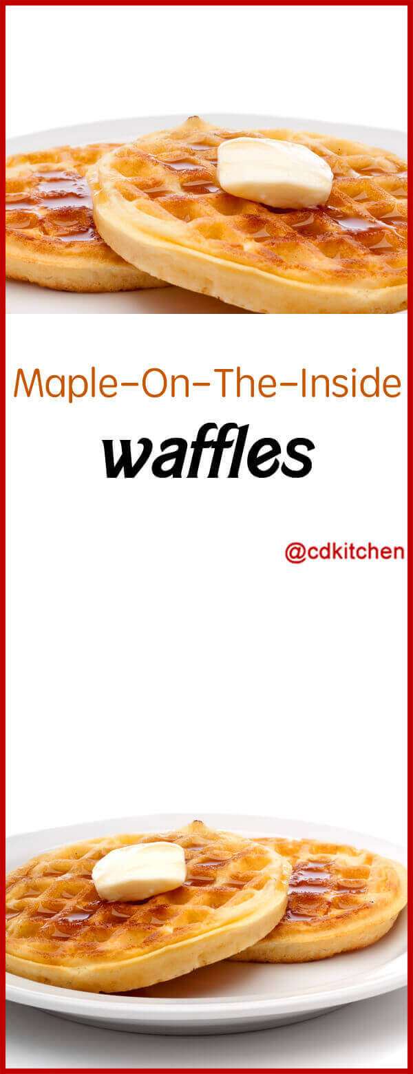 Maple Waffles Recipe