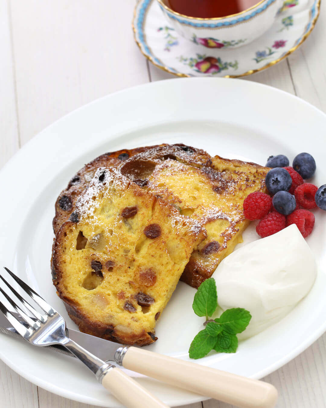 Panettone French Toast with Bourbon-Vanilla Whipped Cream Recipe