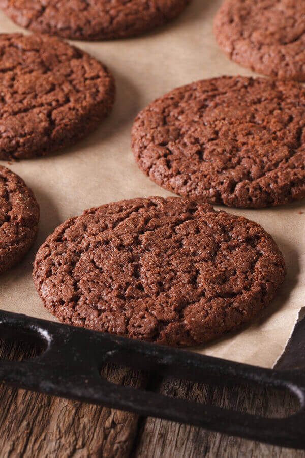 Chocolate Gingerbread Cookies Recipe | CDKitchen.com