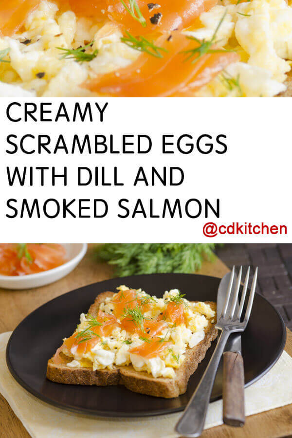 Creamy Scrambled Eggs With Dill And Smoked Salmon Recipe