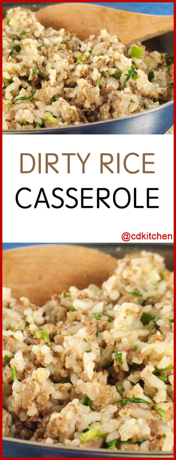 Dirty Rice Casserole Recipe | CDKitchen.com