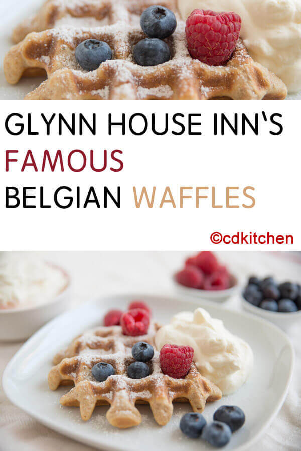 Glynn House Inn Belgian Waffles Recipe