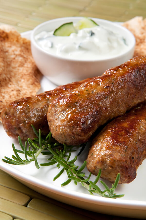 Lamb Kefta Kebabs with Tzatziki Recipe
