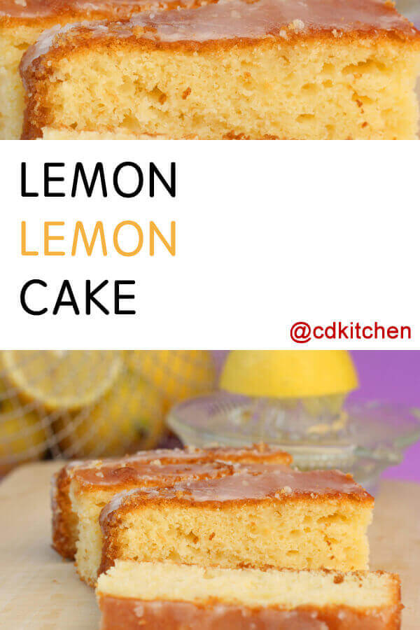 Lemony Lemon Cake Recipe | CDKitchen.com