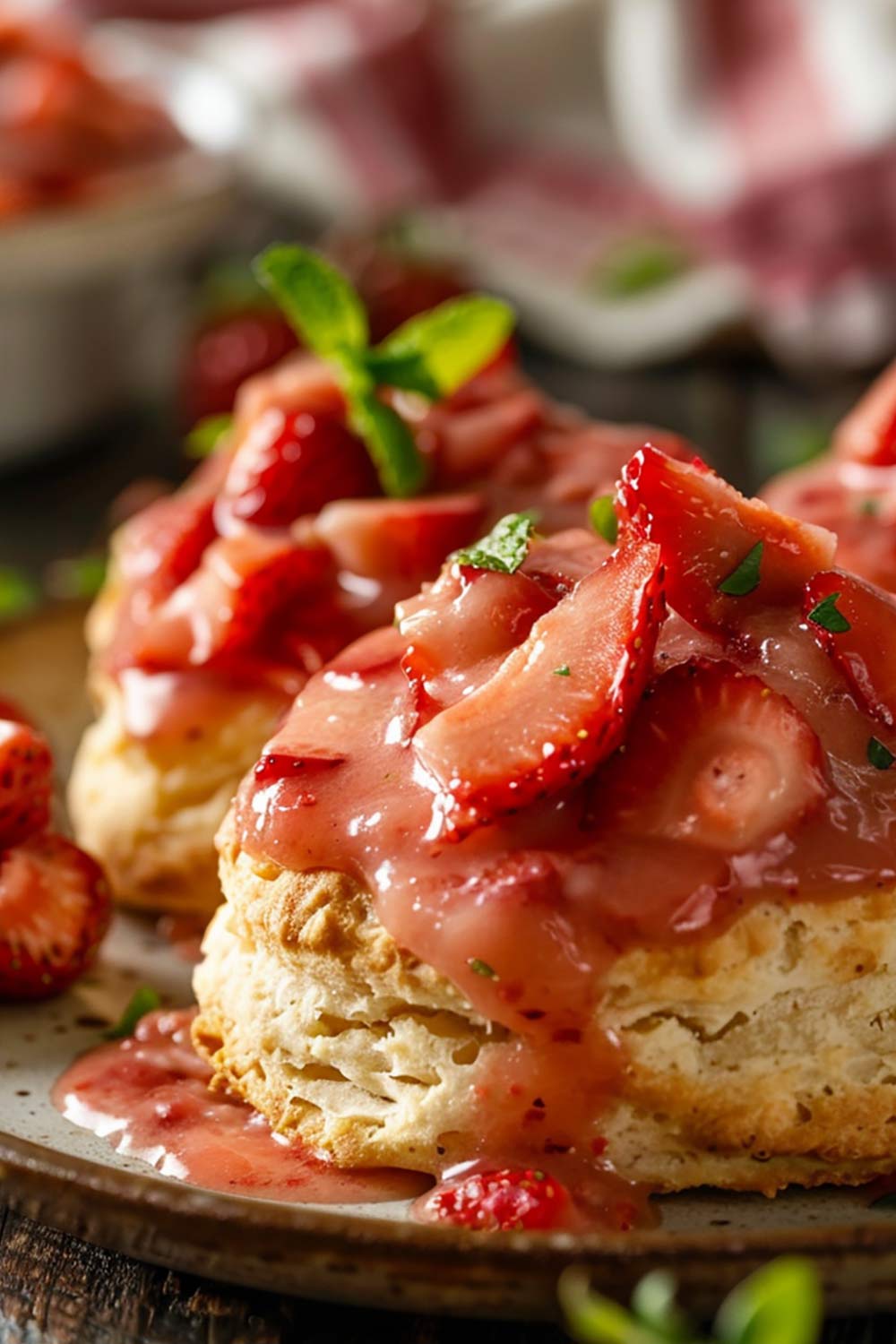 Strawberry Gravy And Biscuits Recipe