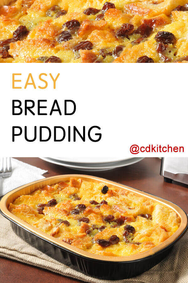Easy Bread Pudding Recipe | CDKitchen.com