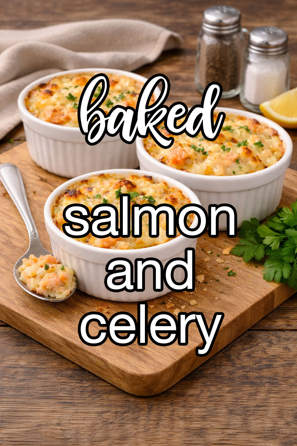 Baked Salmon And Celery Recipe