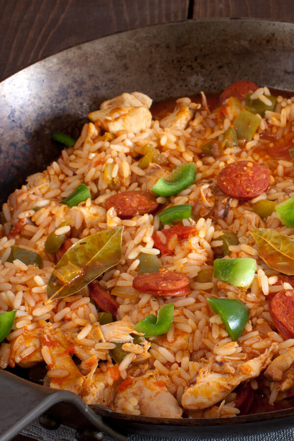 Chicken, Ham, and Sausage Jambalaya Recipe