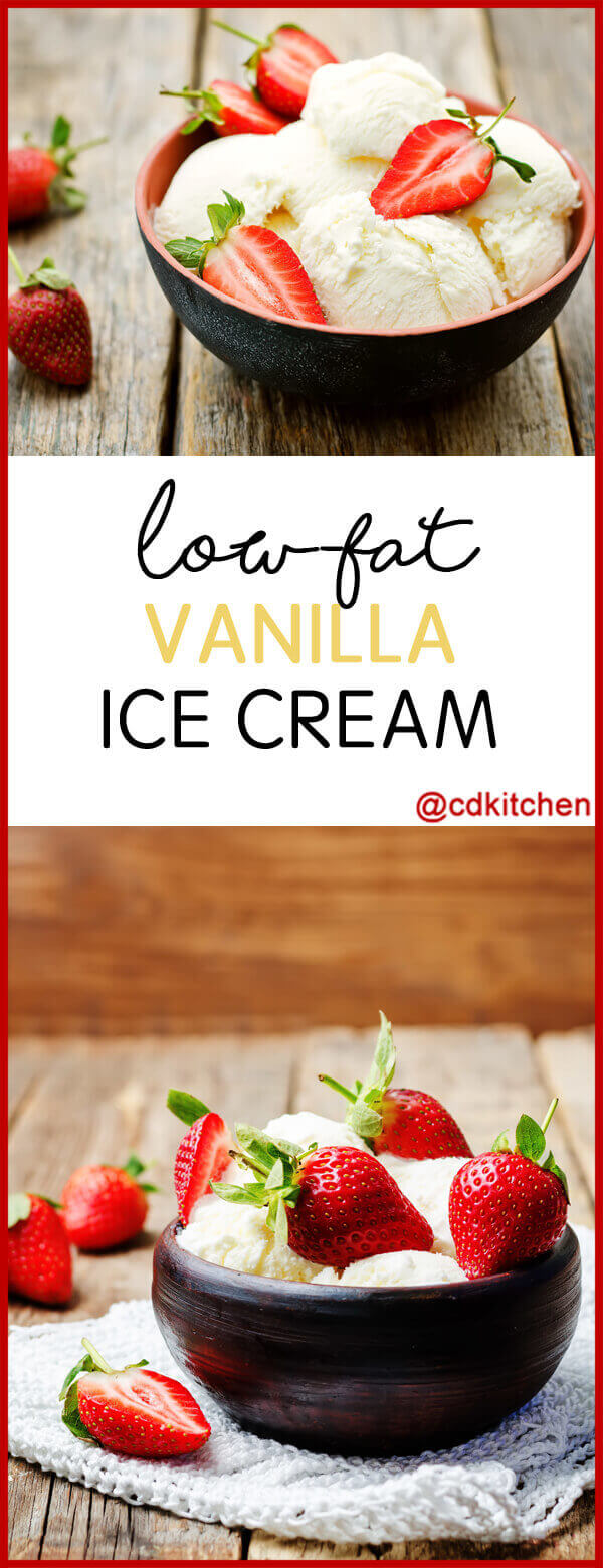 Low-Fat Vanilla Ice Cream Recipe | CDKitchen.com