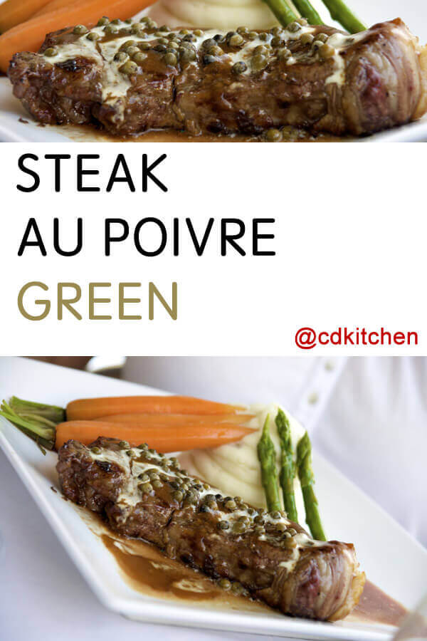 Steak au Poivre Green Recipe