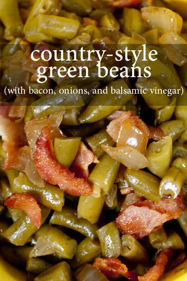 Crock Pot Green Beans with Bacon - Julie's Eats & Treats ®