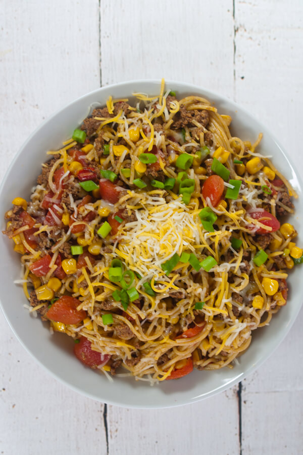 Hearty Mexican Spaghetti Recipe | CDKitchen.com