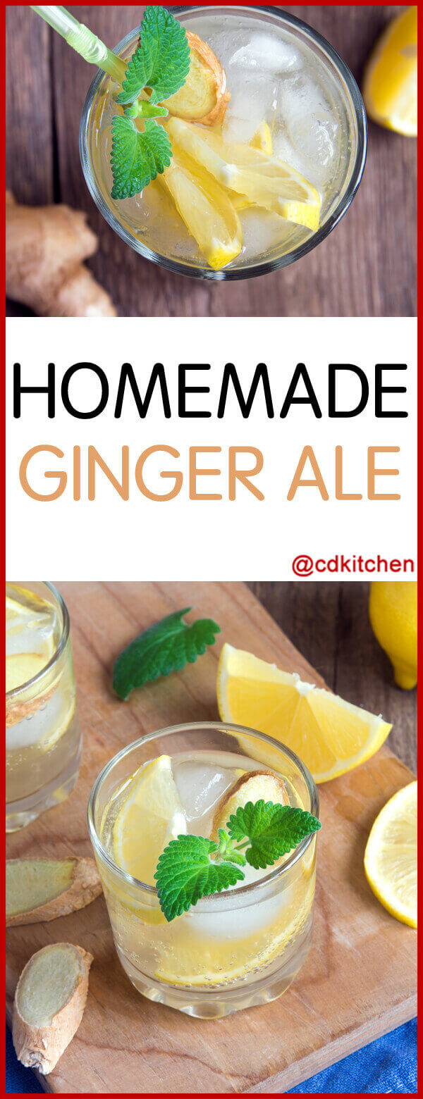 Homemade Ginger Ale Recipe