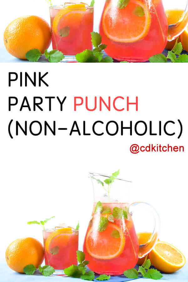 Pink Party Punch Recipe Cdkitchen Com