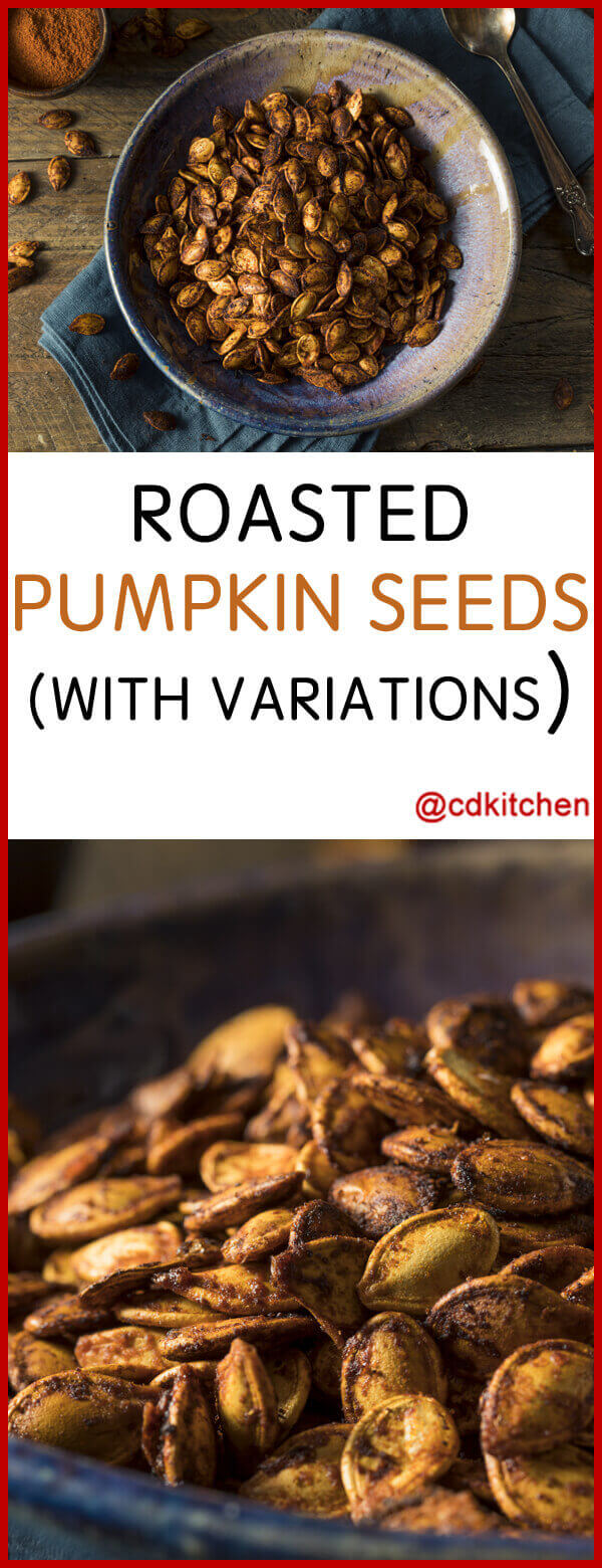 Basic Roasted Pumpkin Seeds With Variations Recipe | CDKitchen.com