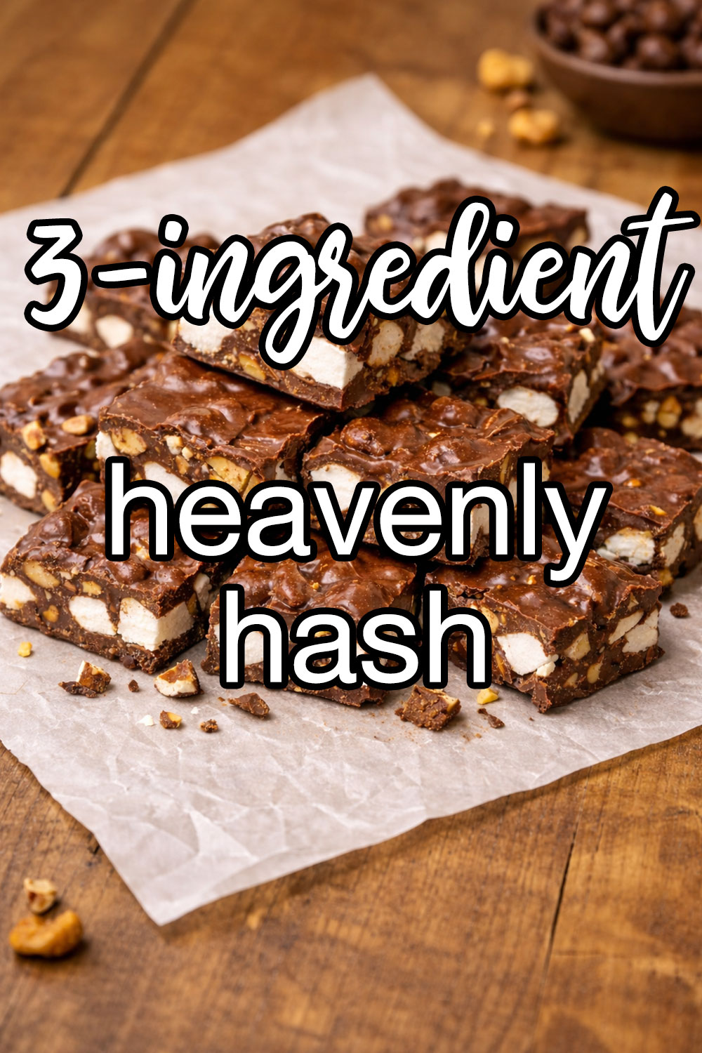 Three-Ingredient Heavenly Hash Candy Recipe