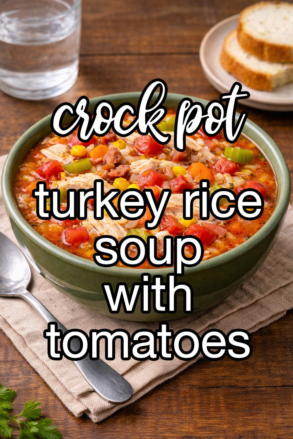 Turkey Rice Soup with Tomatoes Recipe