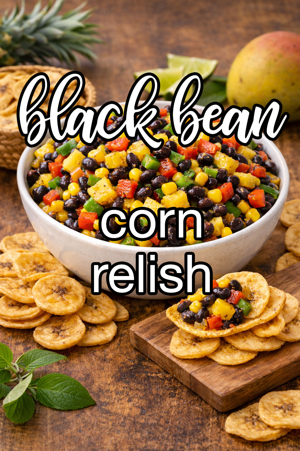 Exotic Bittersweet Black Bean And Corn Relish Recipe