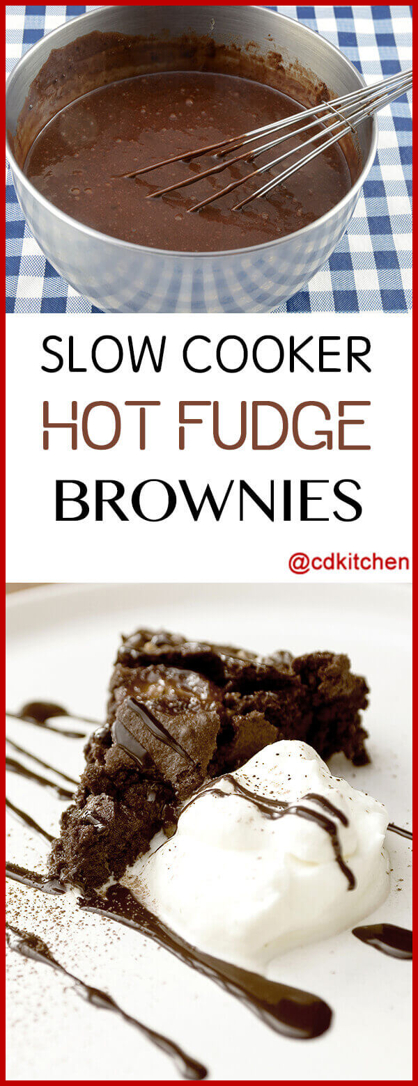 Crock Pot Hot Fudge Brownies Recipe | CDKitchen.com