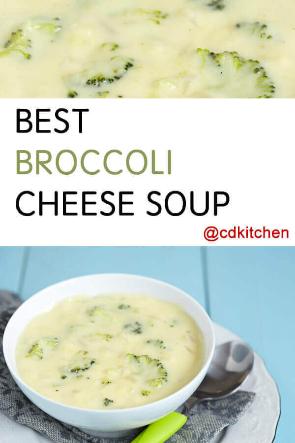 Best Broccoli Cheese Soup Recipe | CDKitchen.com