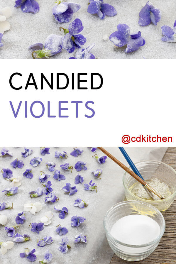 Candied Violets Recipe
