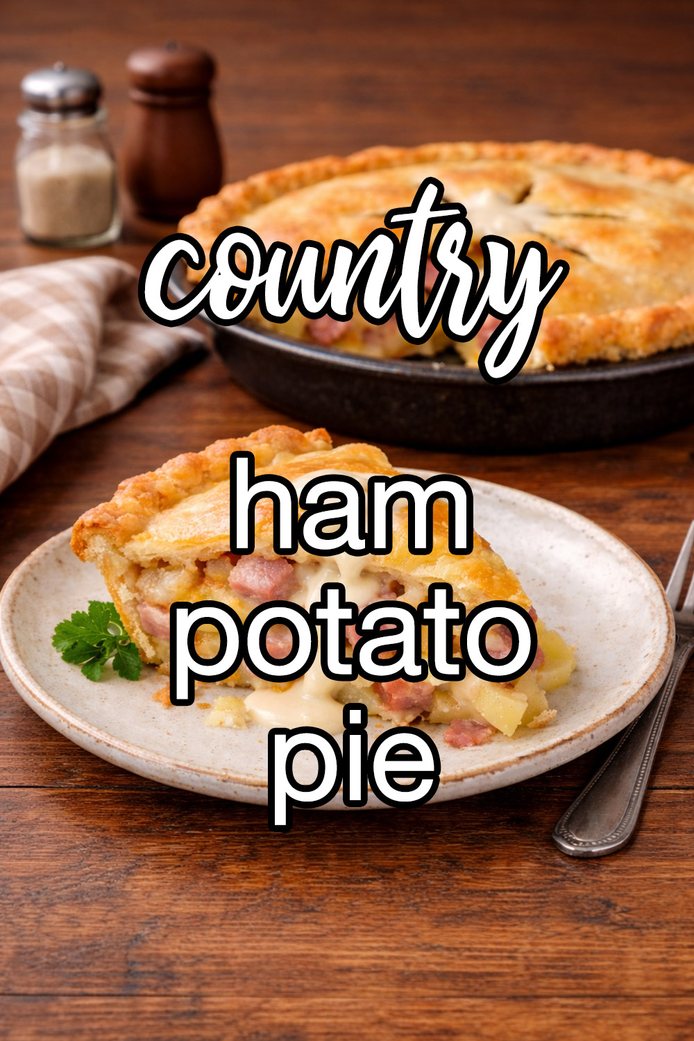 Country Ham And Potato Pie Recipe