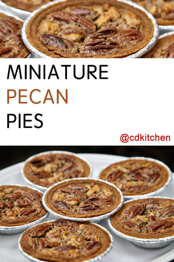 Miniature Pecan Pies Recipe