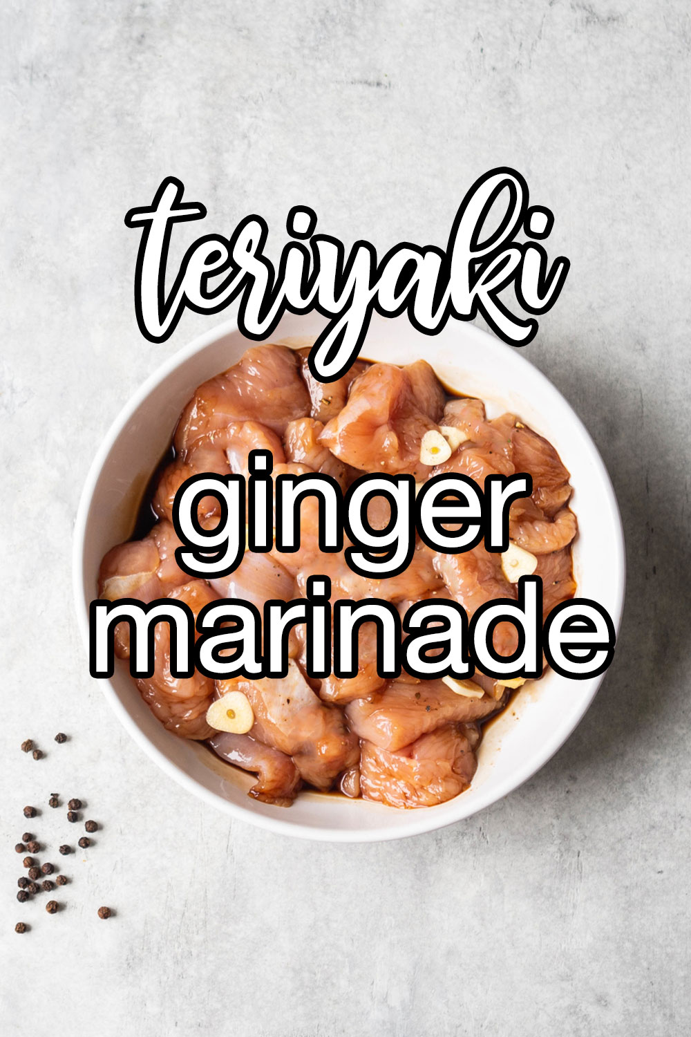 Teriyaki Ginger Marinade Recipe