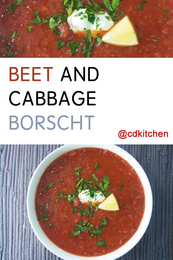 Beet And Cabbage Borscht Recipe