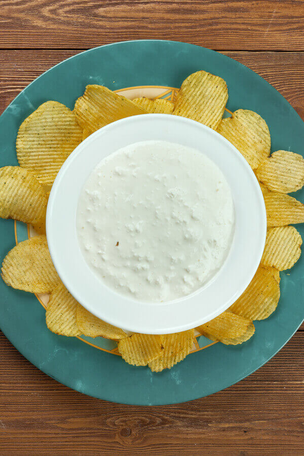 Chips With Cold Clam Dip Recipe