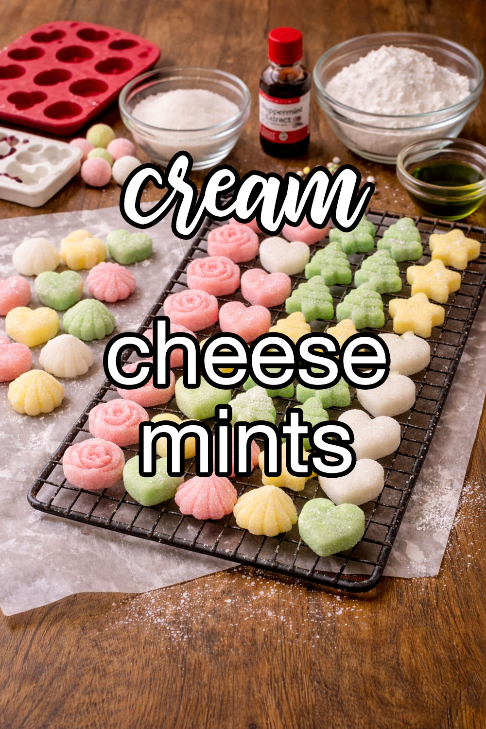 Cream Cheese Mints In Candy Molds Recipe