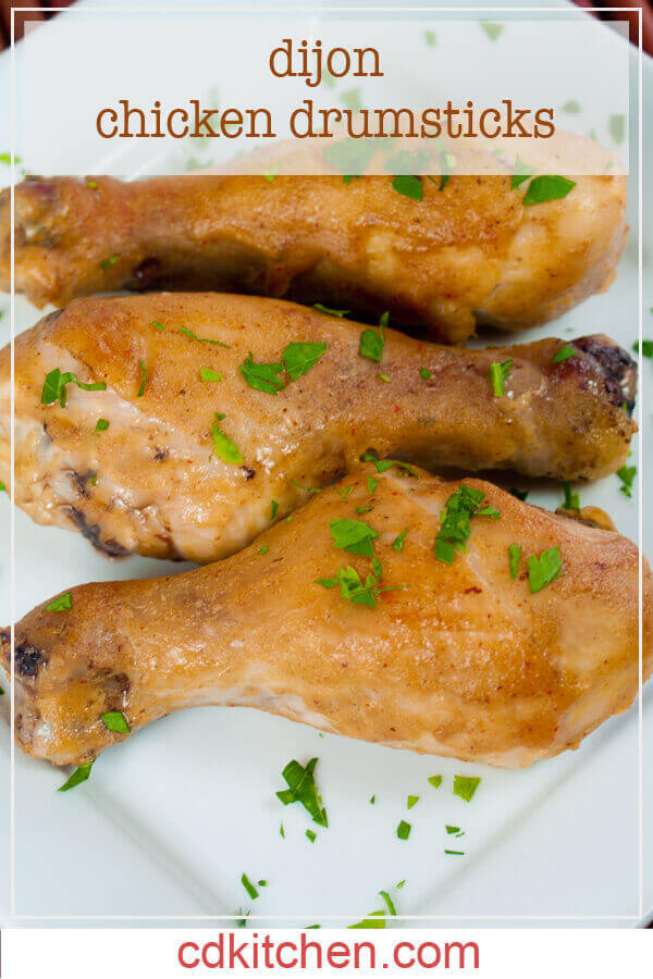 Dijon Chicken Drumsticks Recipe | CDKitchen.com