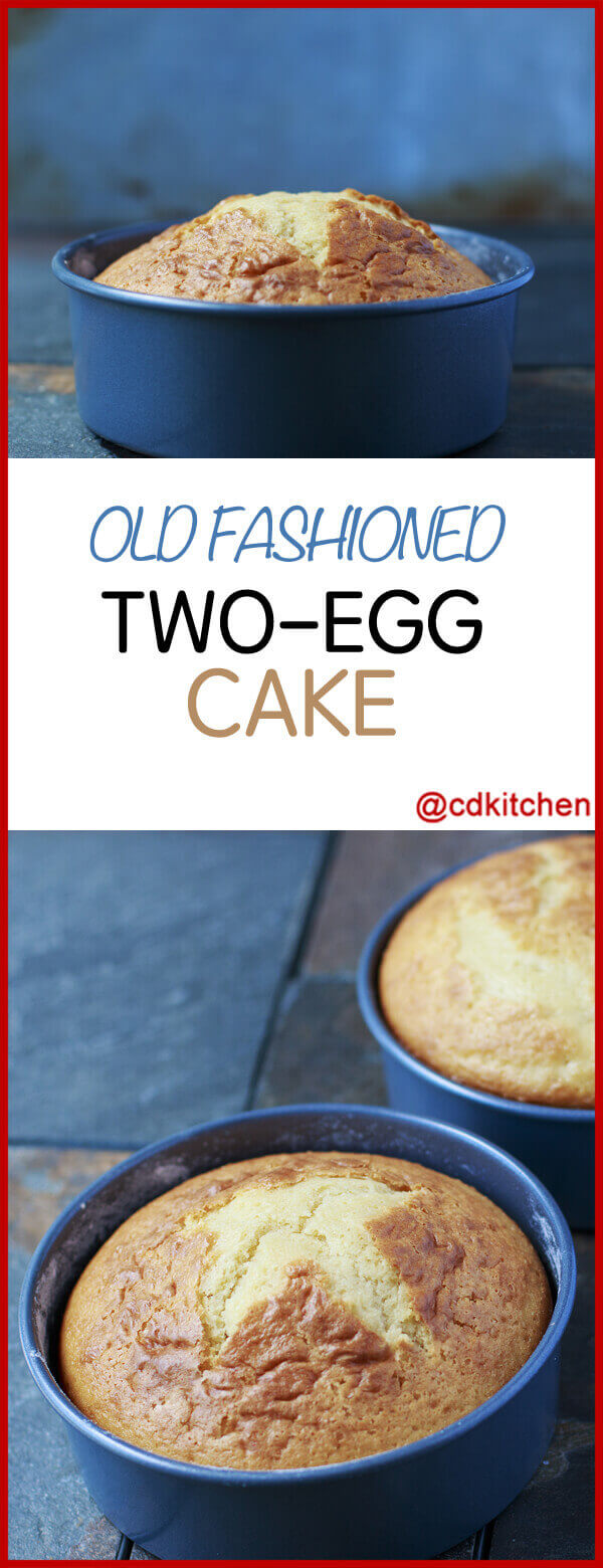 Old Fashioned Two Egg Cake Recipe Cdkitchen Com